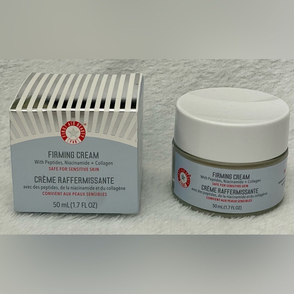 First Aid Beauty Firming Cream  Peptides,Niacinamide + Collagen- 50 mL 1.7 fl oz